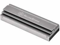 SilverStone Technology TP04, M.2-SSD-Kühlset aus Aluminiumlegierung, Titan...
