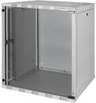LogiLink W12A40G ECO Wandschrank 12HE (400mm Tiefe), Flat Pack (unmontiert), 48,26 cm