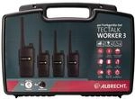 Albrecht Tectalk Worker 3 Koffer-Set, 4 Walkie-Talkies & Zubeh&ouml;r,...