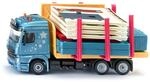 Siku 3562, Mercedes-Benz Fertighaus-Transporter, 1:50, Metall/Kunststoff, Multicolor,