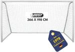 Best Sporting Fussballtor gro&szlig; 366 x 198 x 152 cm | Fu&szlig;ball Tor aus Metall...