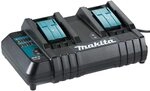 Makita 199688-2 DC18SH 14,4 V bis 18 V Multi-Ladeger&auml;t mit zwei Anschl&uuml;ssen