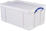 Really Useful Aufbewahrungsbox aus Kunststoff, 64 l, Wei&szlig;