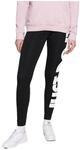 Nike Damen W Nsw Essntl Gx Hr Lggng Jdi Leggings, Black/White, S EU