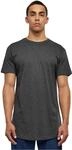 Urban Classics Herren Shaped Long Tee T-Shirt, Grau (charcoal), M