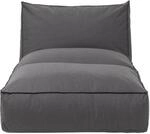 blomus Stay Outdoor Bett S | 80 x 190 cm | Coal | Wetterfest & wasserabweisend 