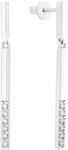 s.Oliver Ohrringe 925 Sterling Silber/Edelstahl Damen, Ohrschmuck, Kommt in Schmuck