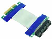 Inter-Tech Riser Card Extender 5cm PCIe x4 Riser-Kabel [1x PCIe - 1x PCIe]