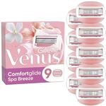 Gillette Venus Comfortglide Spa Breeze Rasierklingen Damen, 9 Ersatzklingen f&uuml;r