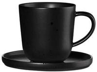 ASA, Espressotasse mit Unterer in der Farbe Schwarz, kuro, Ma&szlig;e; D. 6 cm, H. 6...