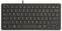 MediaRange kabelgebundene Kompakt-Tastatur mit 78 ultraflachen Tasten, deutsches