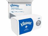 Kleenex Ultra Papierhandtücher mit Interfold Faltung 6710 – 3-lagige Papiertücher