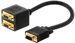Delock Adapter VGA Stecker zu 2X VGA Buchse