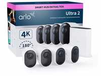 Arlo Ultra 2 Überwachungskamera Aussen WLAN, Kabellos, 4er Set, 4K UHD