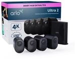 Arlo Ultra 2 &Uuml;berwachungskamera Aussen WLAN, Kabellos, 4er Set, 4K UHD