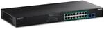 TRENDnet TPE-BG182g 18-Port-Gigabit-470-W-PoE++-Switch mit 8 x 95-W-PoE++-Ports, 8 x