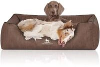 Knuffelwuff Orthop&auml;disches Hundebett Tampa aus laser-gestepptem Kunstleder XXL...