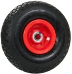 Pro-Bau-Tec PU Ersatzrad Schlauchlos Pannenfrei F&uuml;r Sackkarre, Rot, 11840