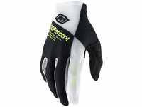 100% Celium Handschuhe schwarz/weiß Handschuhgröße L 2021 Fahrradhandschuhe