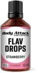 Body Attack Flav Drops&reg;, 50 ml, Strawberry, Aromatropfen f&uuml;r Lebensmittel,