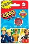 Mattel Games HFC80 - UNO Junior Feuerwehrmann Sam Kartenspiel mit 56 Karten,...