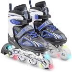 Apollo Super Blades Inliner Kinder & Damen, gr&ouml;&szlig;enverstellbar, mit LED 