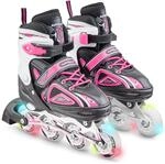 Apollo Super Blades Inliner Kinder & Damen, gr&ouml;&szlig;enverstellbar, mit LED 