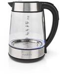 Wasserkocher - 1.7 l - Glas - Transparent - 60,70,80,90,100 &deg;C - Temperaturanzeige -