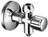 Schell COMFORT Eckventil 1/2" x 3/8", mit Entleerungsstutzen chrom