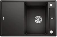 BLANCO AXIA III 45 S | Granitsp&uuml;le aus SILGRANIT schwarz | Einbauart: Einbau von
