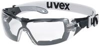 Uvex Pheos Schutzbrille mit Kopfband - Supravision Extreme - Transparent/Grau