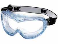 3M Fahrenheit Schutzbrille 71360-00012, Vollsichtbrille, Kratzfest, Staubdicht,
