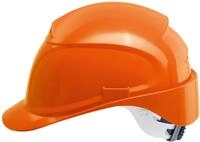 Uvex Pheos B-WR Schutzhelm - Bel&uuml;fteter Arbeitshelm f&uuml;r die Baustelle - Orange