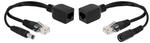 66024 - Passives PoE Adapter Set RJ45 DC 5,5 x 2,5 mm