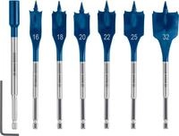 Bosch 7x EXPERT Self Cut Speed Flachfr&auml;sbohrer-Sets (f&uuml;r Weichholz, Spanplatte, &Oslash;