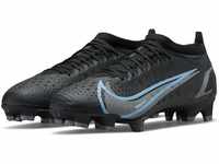 Nike Unisex Mercurial Vapor 14 Pro Fg Soccer Shoes, Black/Black-Iron Grey, 44 EU