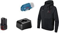 Bosch Professional Beheizbare Sweatjacke GHH 12+18V XA (inkl. USB-Ladeadapter GAA