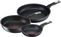 Tefal G25591 Unlimited On 3-teiliges -Set | Pfannen 24/28 cm und Wokpfanne 28 cm 
