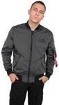 Alpha Industries MA-1 TTC Bomberjacke f&uuml;r Herren Greyblack