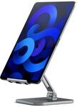 SATECHI Verstellbarer Aluminium Tablet-St&auml;nder, 4 bis 13 Zoll, Space Grau | F&uuml;r