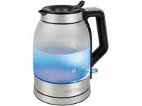 ProfiCook® Wasserkocher 1,7 Liter mit satiniertem Glas | blau beleuchteter