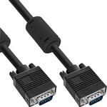 InLine 17718B S-VGA Kabel, 15pol HD Stecker / Stecker, schwarz, 5m