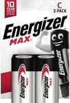 Energizer Max Alkaline C Baby LR14 E93, 2er Packung
