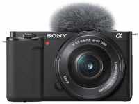 Sony Alpha ZV-E10 | APS-C spiegellose Vlog-Kamera (schwenkbarer Bildschirm für