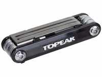 Topeak Unisex – Erwachsene Tubi 11 Miniwerkzeuge, Silber-Schwarz, 7,6cm