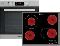 Bauknecht BAKO3 SR6 Set Backofen BAK3S KN8V IN + Glaskeramikkochfeld CTAR 7642 IN