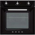 SMEG Backofen Einbau-Backofen aus Edelstahl SF6905N1 schwarz