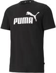 Puma Herren ESS Logo te T Shirt, Puma Black, L EU