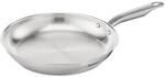 Tefal Virtuoso Bratpfanne 28 cm, Edelstahlpfanne unbeschichtet, Pfanne Induktion,