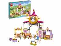 LEGO Disney Belle and Rapunzel’s Royal Stables 43195 Building Kit; Great for